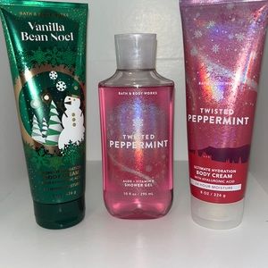 3 piece bath and body works lot